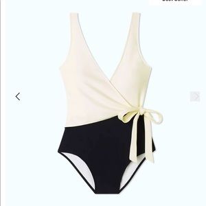 Summersalt wrap one-piece swimsuit